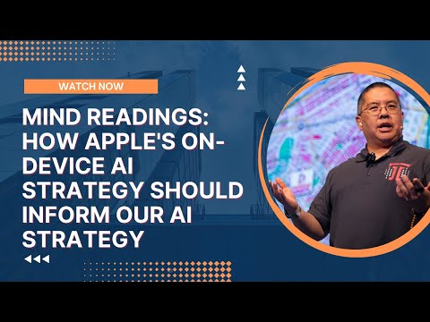 Mind Readings: How Apple's On-Device AI Strategy Should Inform Our AI Strategy