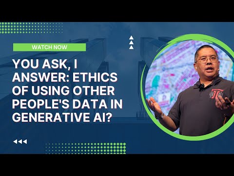 You Ask, I Answer: Ethics of Using Other People's Data in Generative AI?