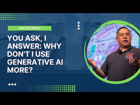 You Ask, I Answer: Why Don't I Use Generative AI More?