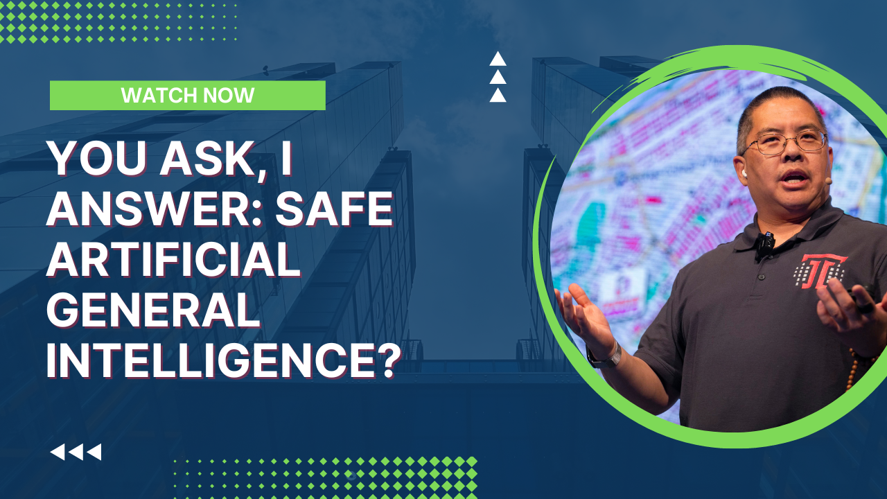 You Ask, I Answer: Safe Artificial General Intelligence?
