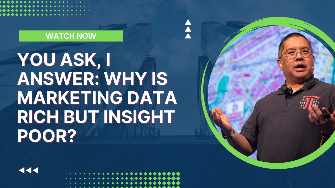 You Ask, I Answer: Why is Marketing Data Rich but Insight Poor?