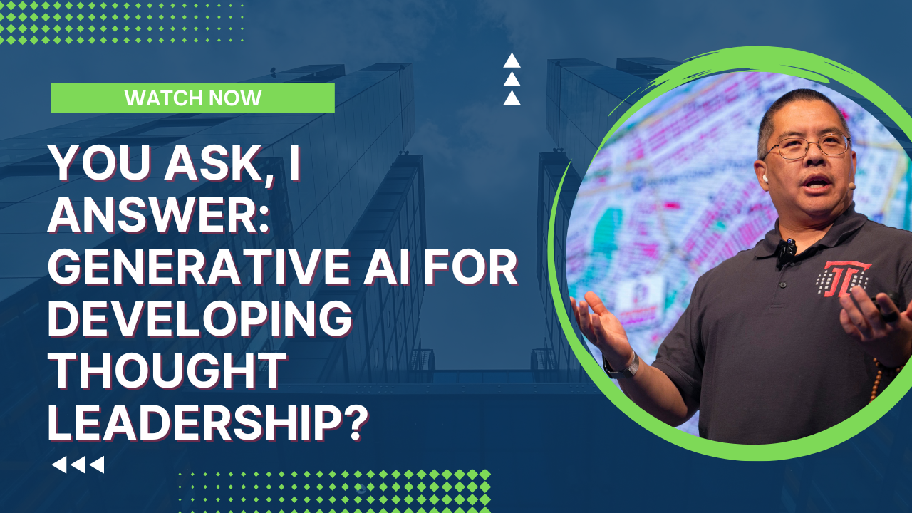 You Ask, I Answer: Generative AI For Developing Thought Leadership?